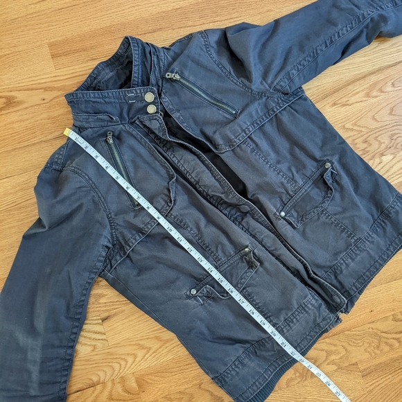 Gray-blue bomber jacket - Picture 3 of 8